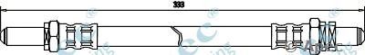 APEC BRAKING hos3072 -  Тормозной шланг